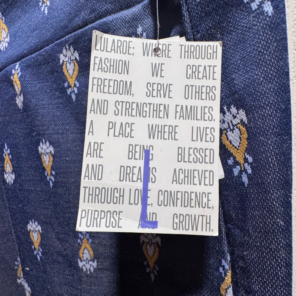 NTW Blue Cassie. Never been worn size Large
